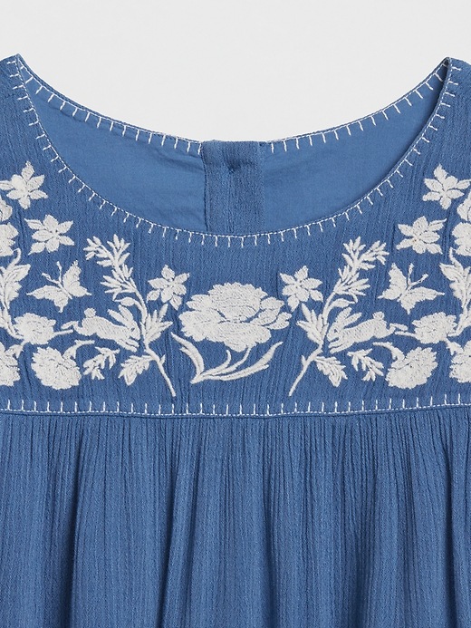 Image number 4 showing, Gap &#124 Sarah Jessica Parker Crepe Embroidery Top
