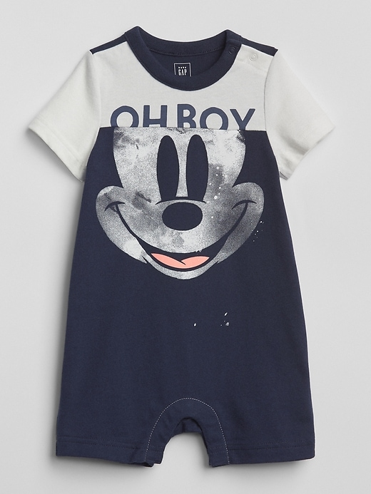 Image number 1 showing, babyGap &#124 Disney Mickey Mouse Shorty One-Piece