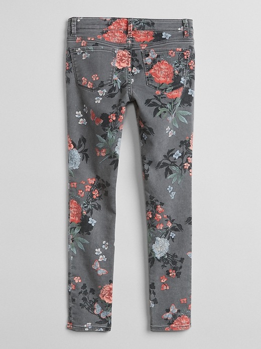Image number 3 showing, Super Skinny Jeans in Floral Print