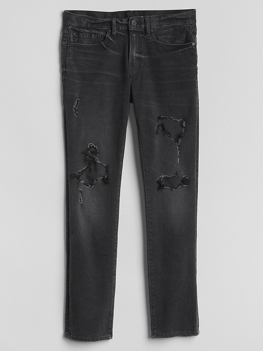Image number 6 showing, Special Edition Distressed Jeans in Slim Fit with GapFlex
