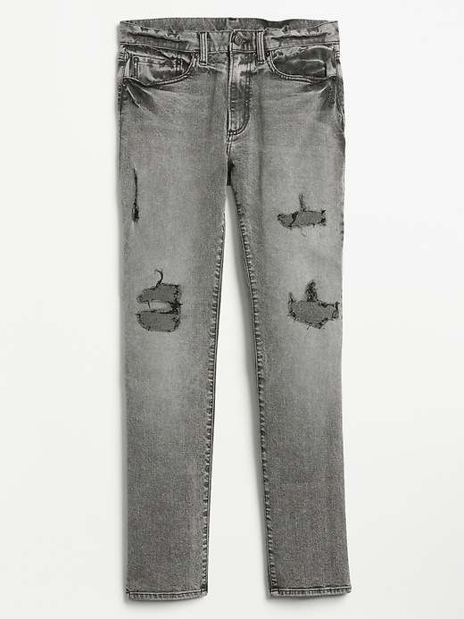 Image number 6 showing, Special Edition Distressed Jeans in Slim Fit with GapFlex