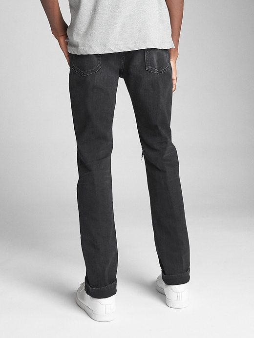 Image number 2 showing, Special Edition Distressed Jeans in Slim Fit with GapFlex