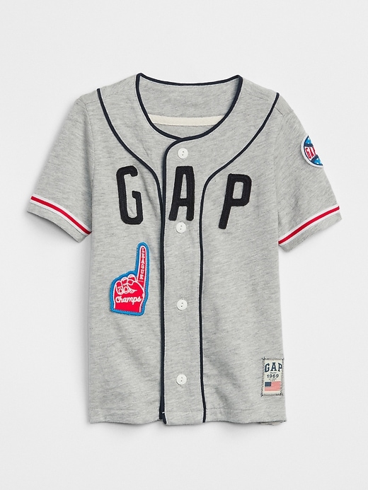 View large product image 1 of 2. Toddler Logo Baseball Jersey T-Shirt