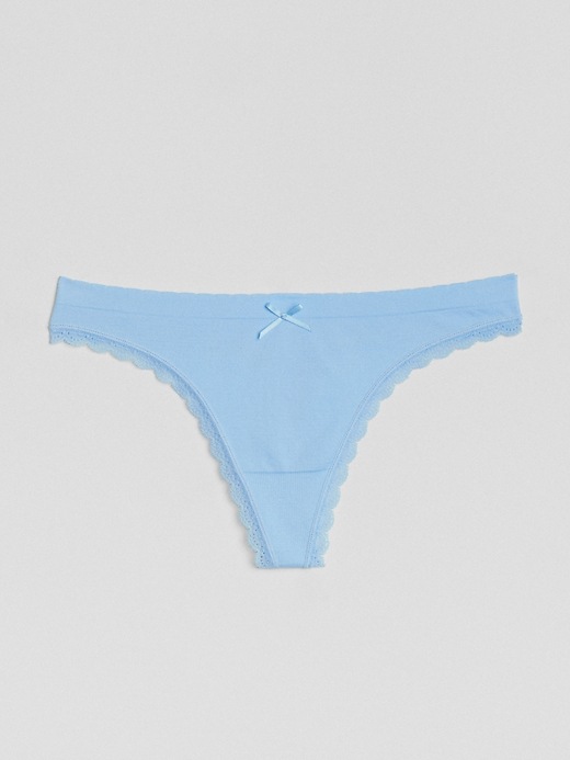 View large product image 1 of 1. Seamless Thong