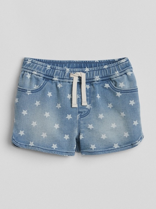Image number 1 showing, Pull-On Shorts in Star Print