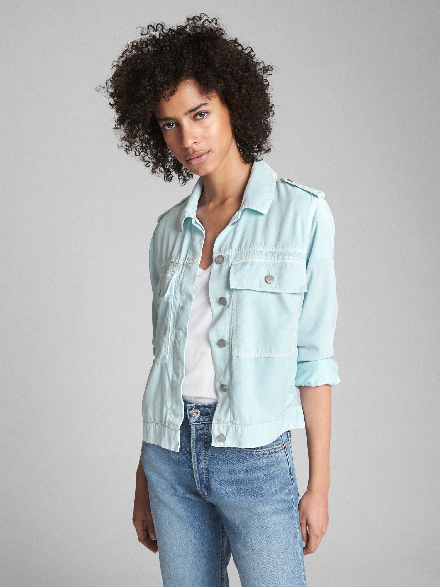 Gap tencel jacket top