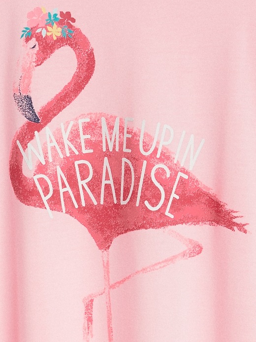 2 of 8 showing, with the color new powder of product Flamingo PJ Dress