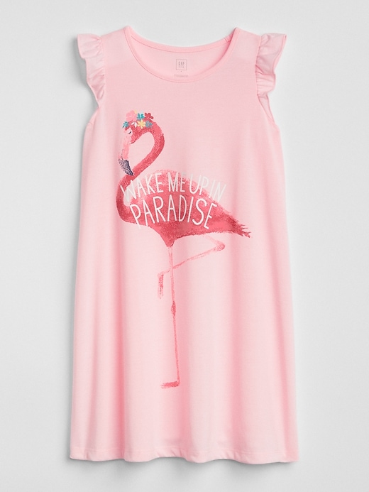 Image number 1 showing, Flamingo PJ Dress
