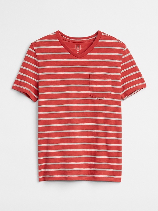 Image number 4 showing, Stripe V-Neck T-Shirt