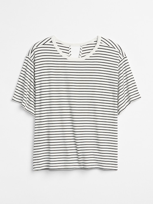 Image number 6 showing, Softspun Stripe Open-Back T-Shirt