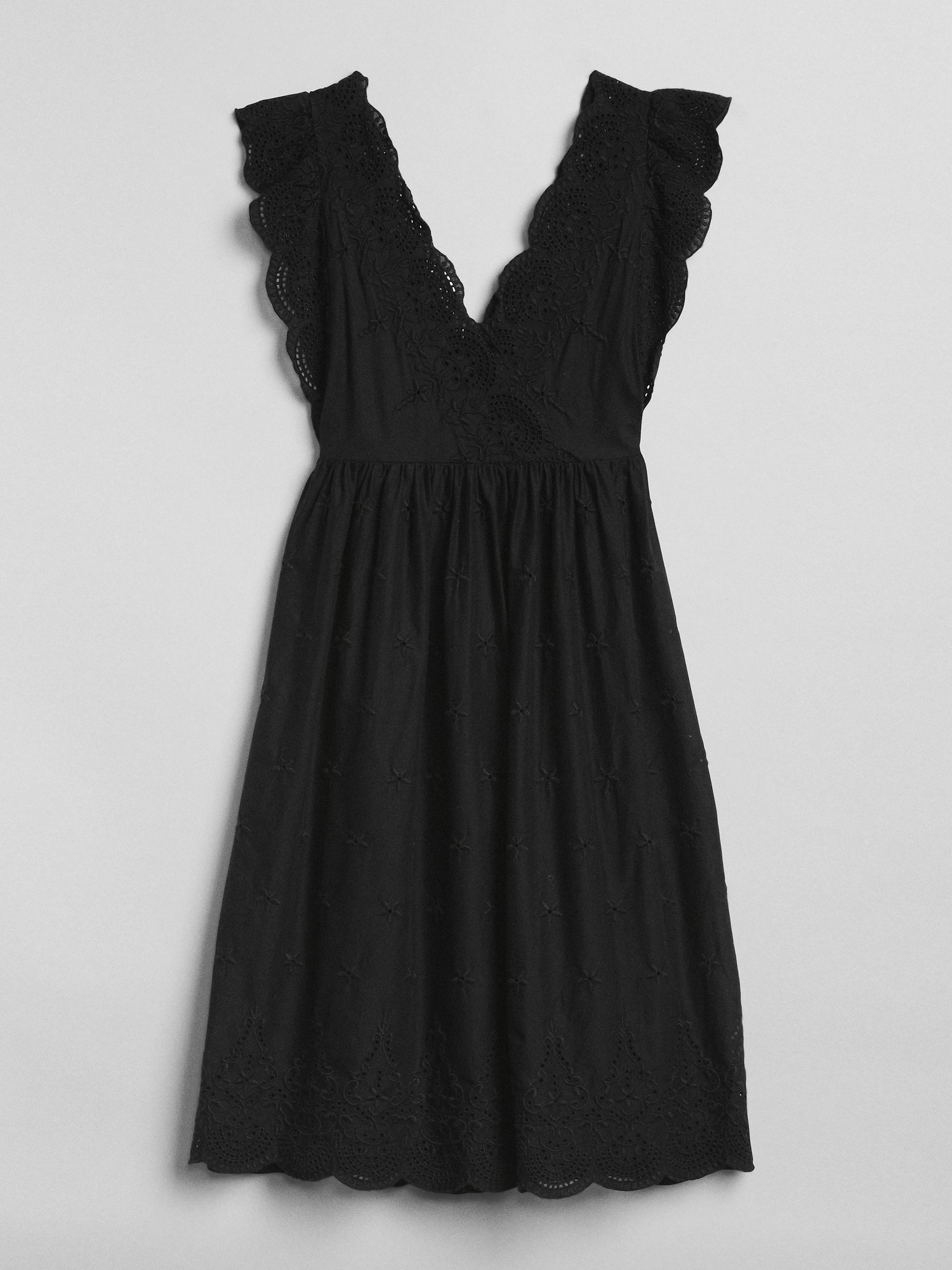 Midi Eyelet Dress Gap