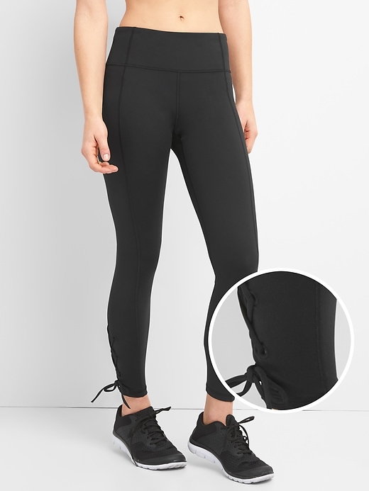 Image number 9 showing, GFast Blackout Lace-Up Leggings