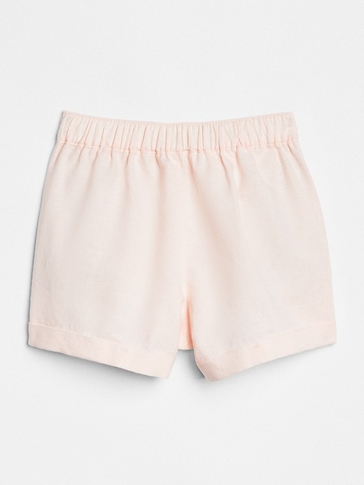 Image number 3 showing, Pull-On Shorts in Linen