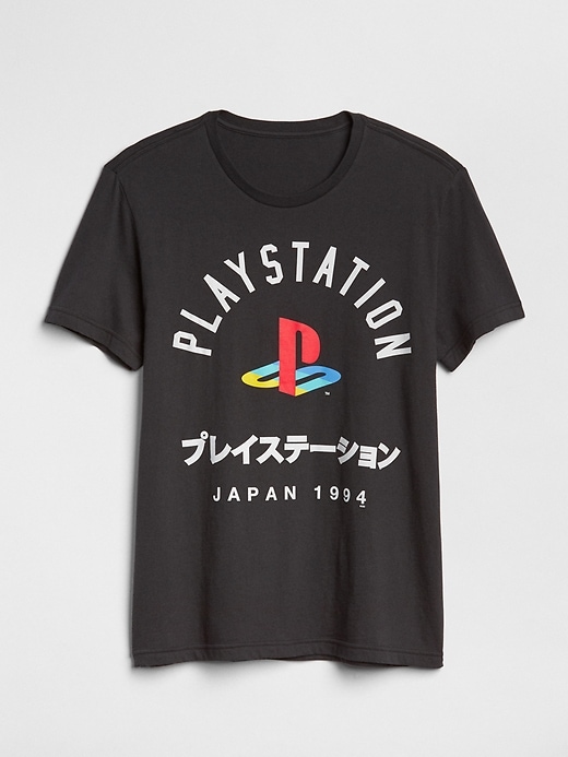 1 of 8 showing, with the color PLAYSTATION of product Graphic Short Sleeve Crewneck T-Shirt