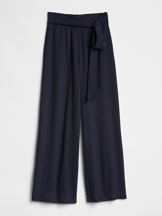 Image number 6 showing, Wide-Leg Textured Knit Pants