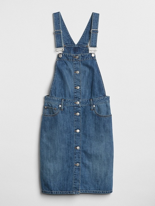 white christmas dresses Agnes Denim Overall Dress main image 0