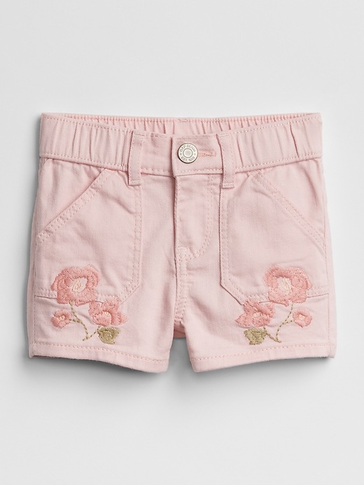 Image number 1 showing, 3" Embroidery Shortie Shorts