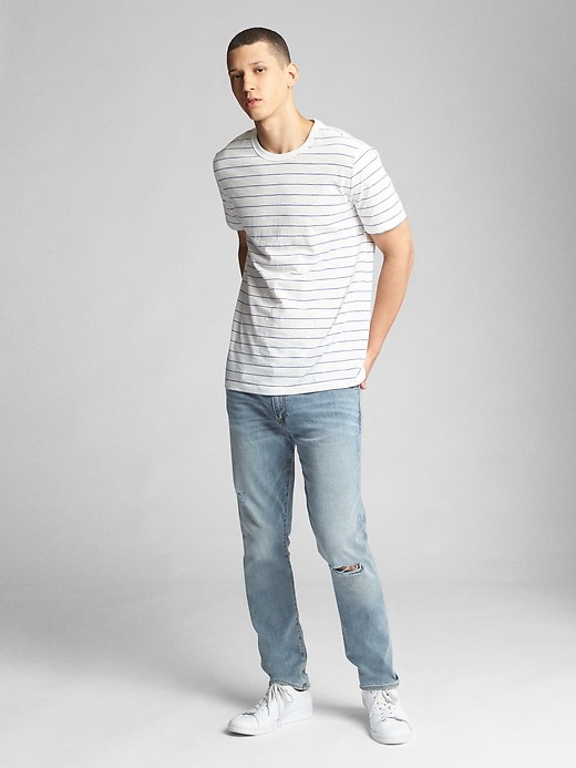 Image number 3 showing, Stripe Short Sleeve Crewneck T-Shirt