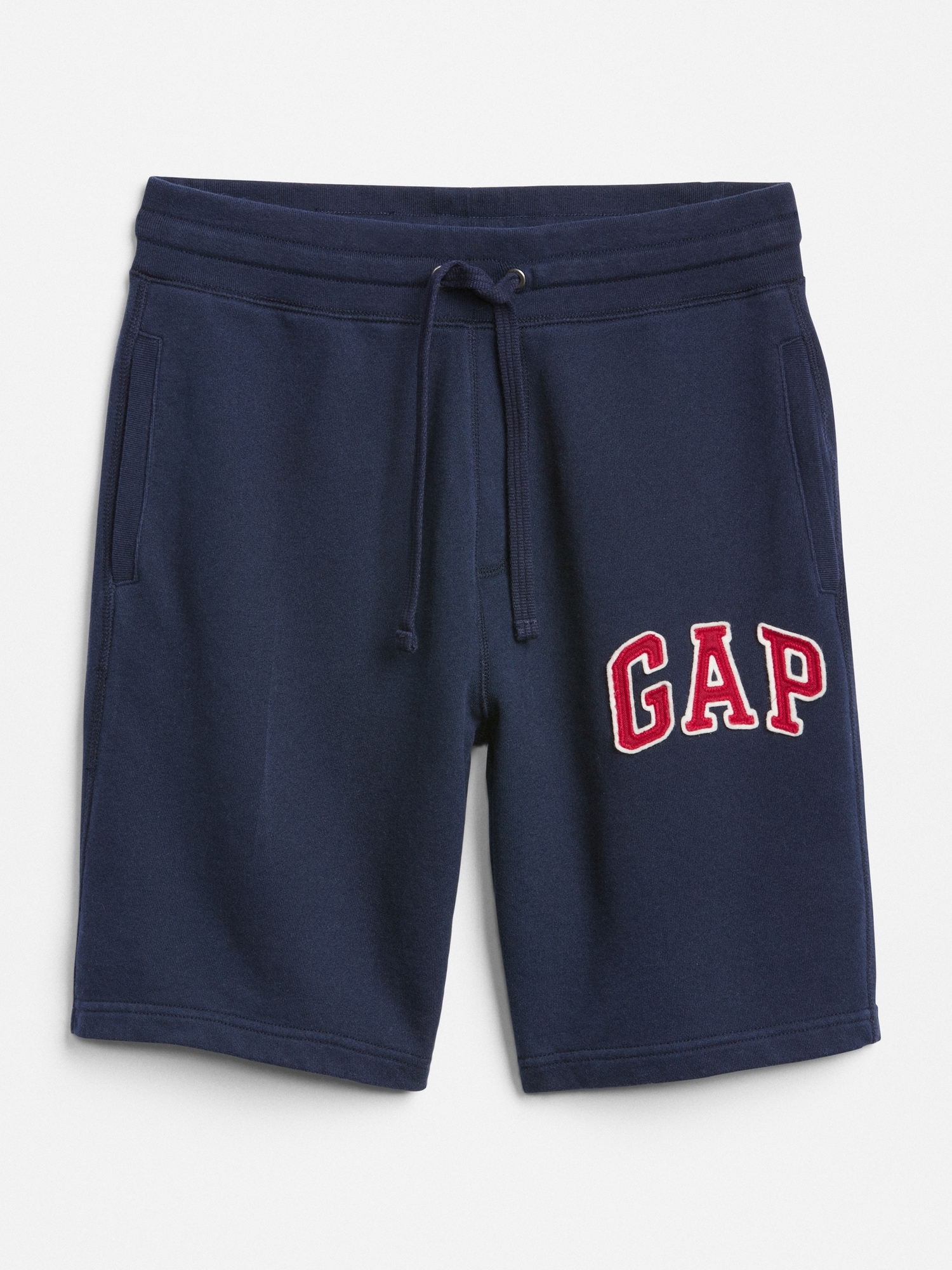 Logo fleece shorts