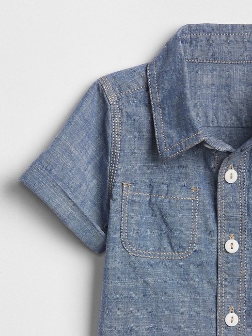 Image number 3 showing, Wearlight Chambray Shirt
