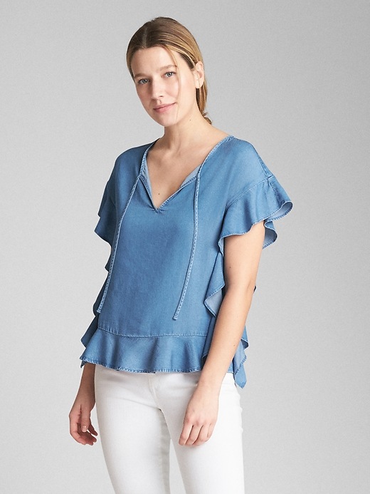 Cascade frill top hotsell