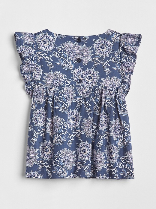 Floral Cascade Ruffle Top | Gap