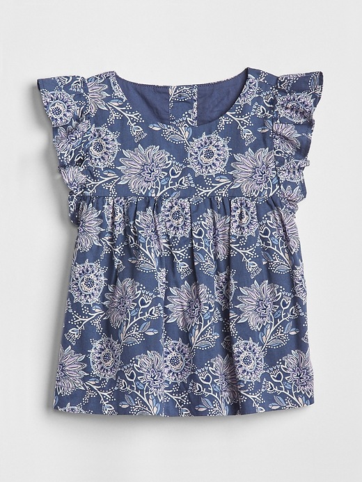 Floral Cascade Ruffle Top | Gap