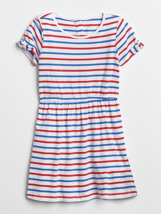 Image number 4 showing, Knot-Sleeve T-Shirt Dress