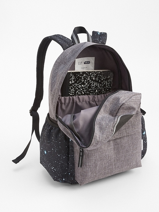 2 of 8 showing, with the color darth vader of product GapKids &#124 Star Wars™ Backpack