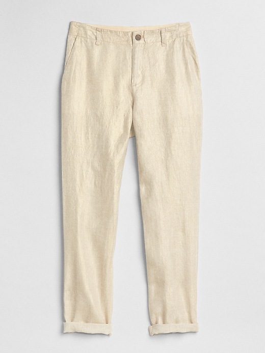 Image number 6 showing, Metallic Girlfriend Chinos in Linen-Cotton