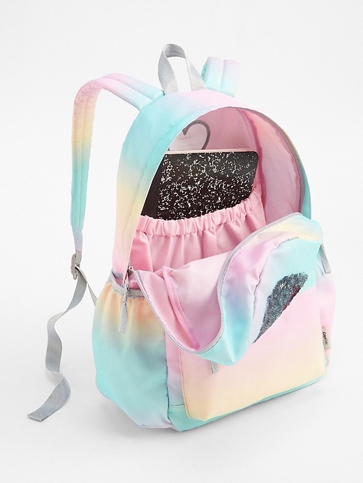Image number 4 showing, Flippy Sequin Ombre Backpack