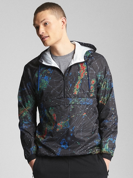 Image number 1 showing, Hybrid Pullover Anorak