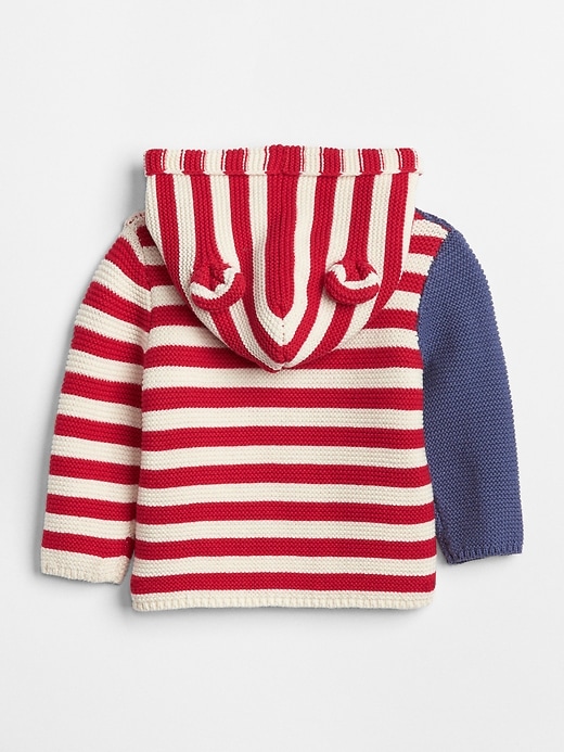 Image number 2 showing, Stars & Stripes Garter Sweater
