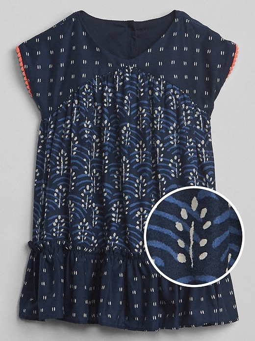 Image number 1 showing, Mix-Print Dress