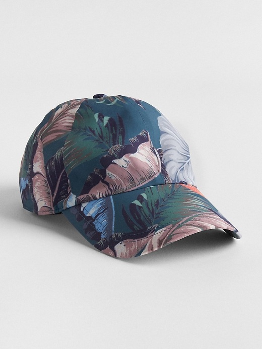 Image number 1 showing, Tropical Print Baseball Hat