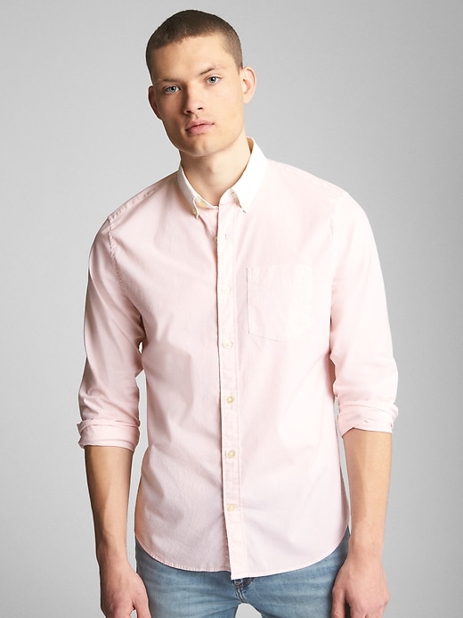 View large product image 1 of 1. Lived-In True Wash Poplin Shirt