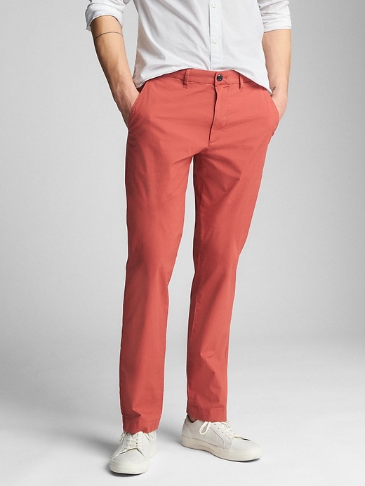 View large product image 1 of 1. Wearlight Khakis in Straight Fit with GapFlex