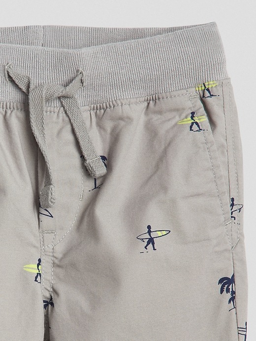 Image number 3 showing, Pull-On Print Khakis