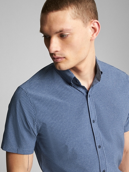 Image number 5 showing, Hybrid Short Sleeve Button-Down Shirt