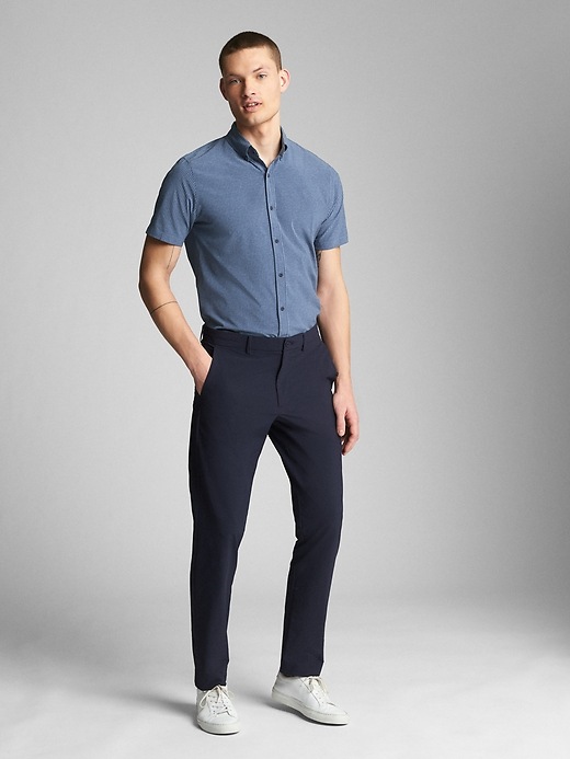 Image number 3 showing, Hybrid Short Sleeve Button-Down Shirt