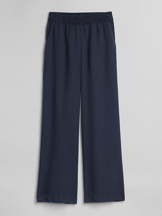 Image number 6 showing, Wide-Leg Pants with Smocked Waist in TENCEL&#153