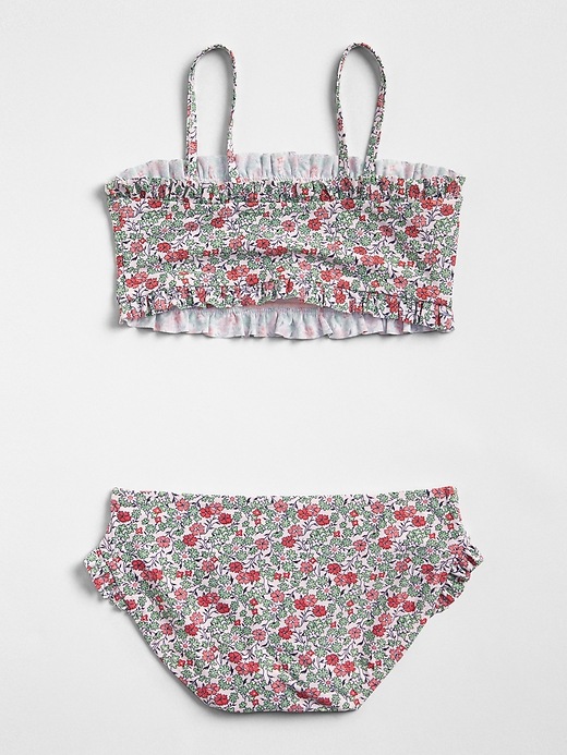 Image number 2 showing, Floral Ruffle Swim Two-Piece