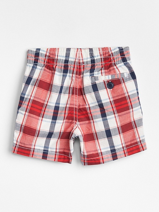 Image number 2 showing, Plaid Pull-On Shorts