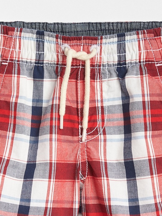 Image number 3 showing, Plaid Pull-On Shorts