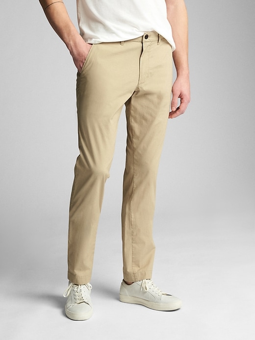 View large product image 1 of 1. Wearlight Khakis in Slim Fit with GapFlex