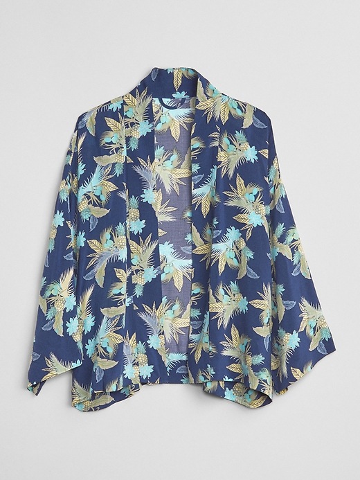 Image number 6 showing, Open-Front Print Swing Jacket