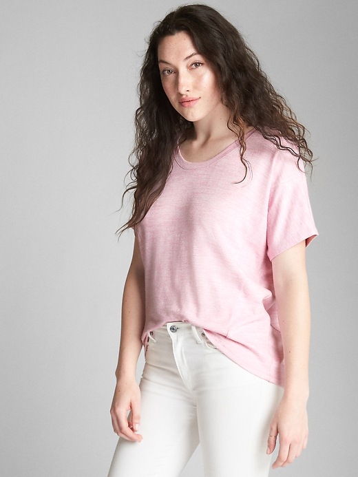 Image number 5 showing, Softspun Short Sleeve Panel T-Shirt