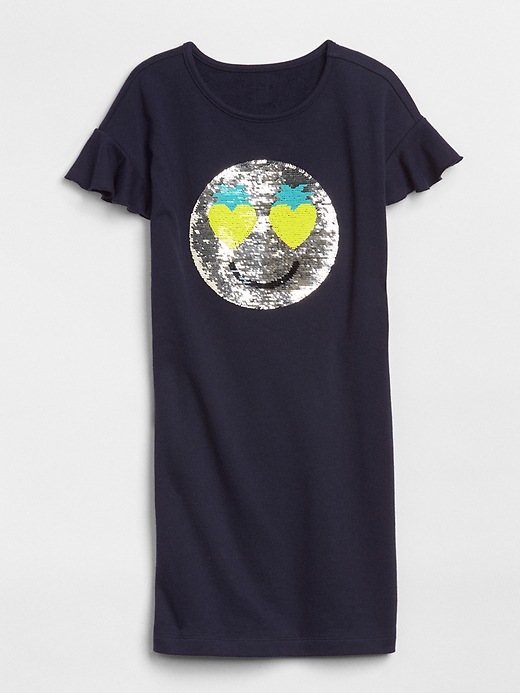 Image number 5 showing, Sequin Graphic T-Shirt Dress