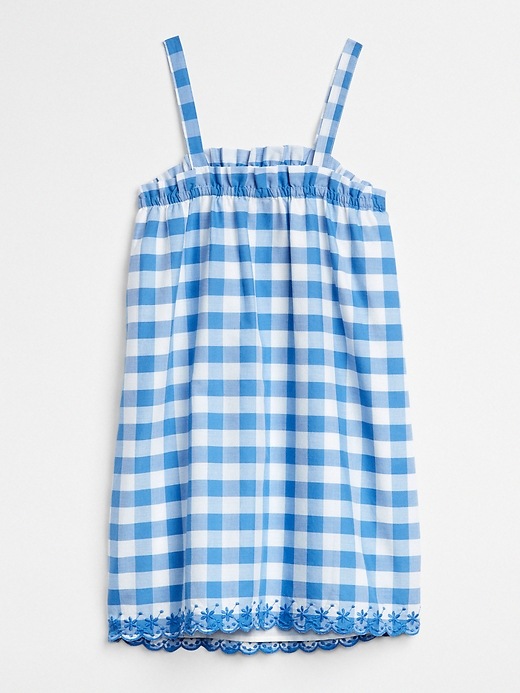 Image number 3 showing, Gingham Scalloped Dress