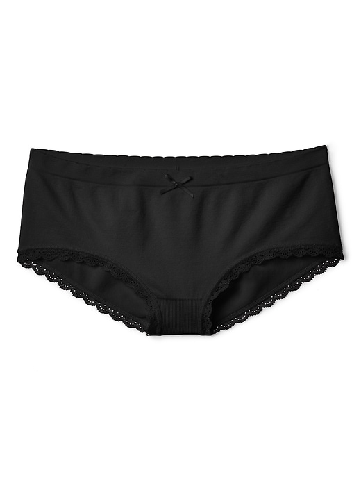 1 of 8 showing, with the color true black of product Seamless Hipster